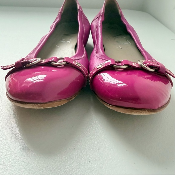 AGL Attilio Giusti Leombruni Monika Pink Ballet Flats Patent Leather Toe 38.5 - Picture 4 of 16